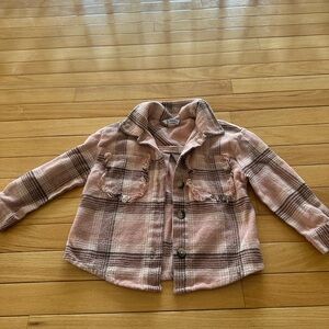 Mayoral Plaid Paink Flannel- Girls